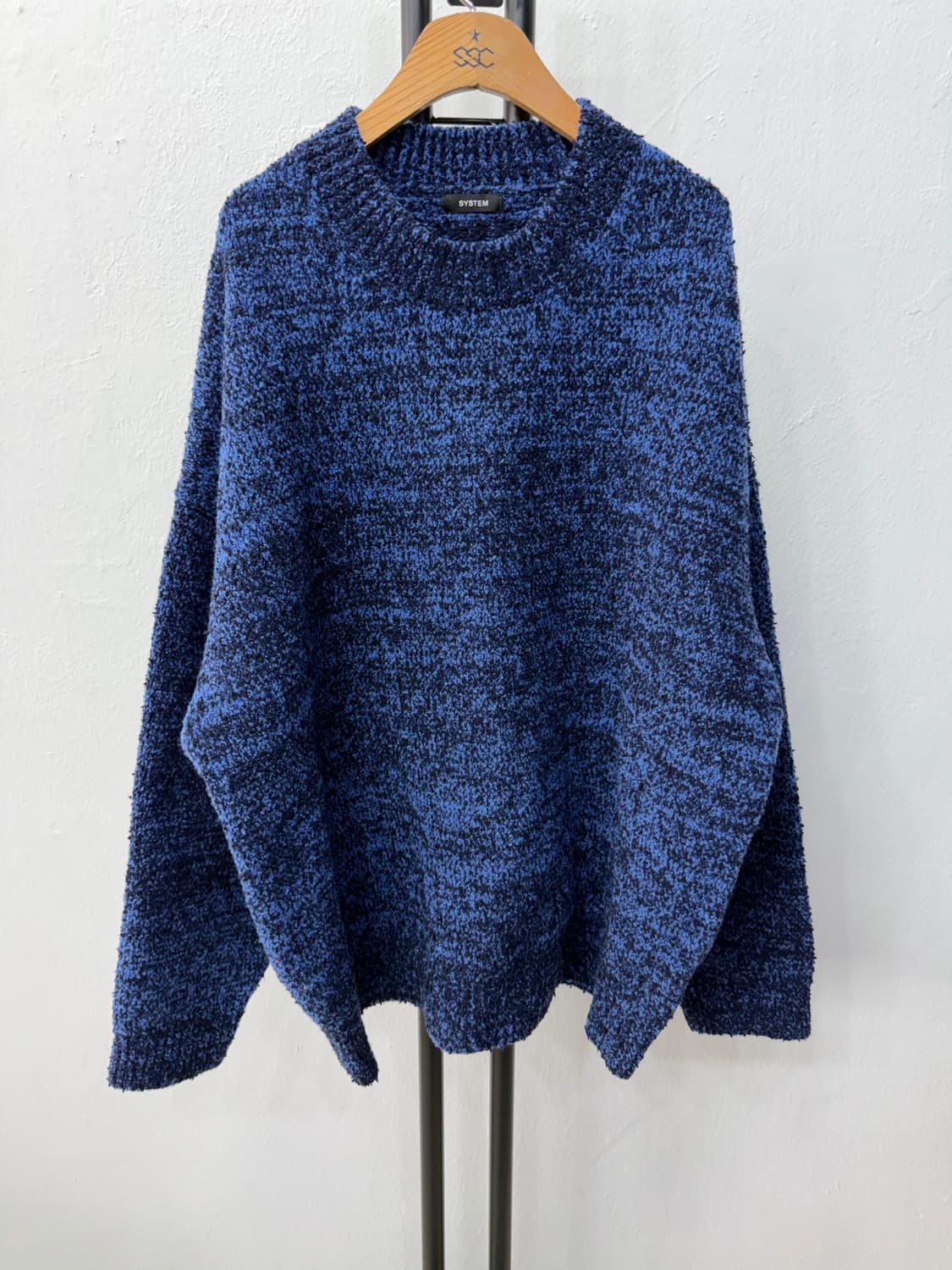 정품) 시스템옴므 한섬 23ss 오버핏 니트 100 상품이미지1