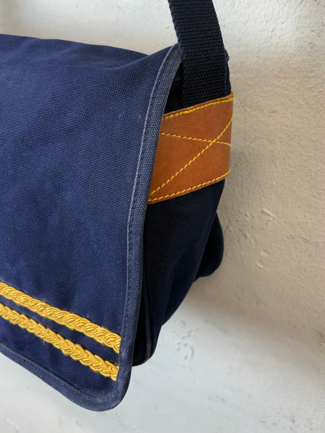 폴로랄프로렌 90s 빈티지 마린 캔버스 크로스백 상품이미지4