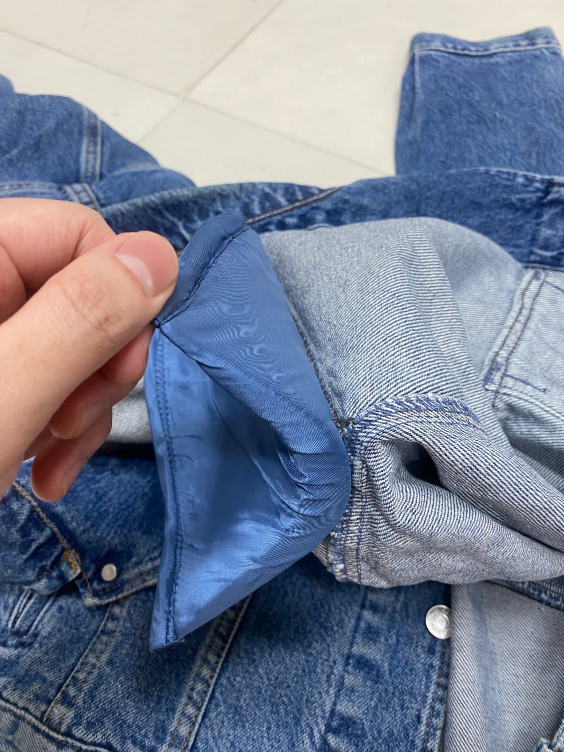 갭 데님 청자켓 빈티지 상품이미지4