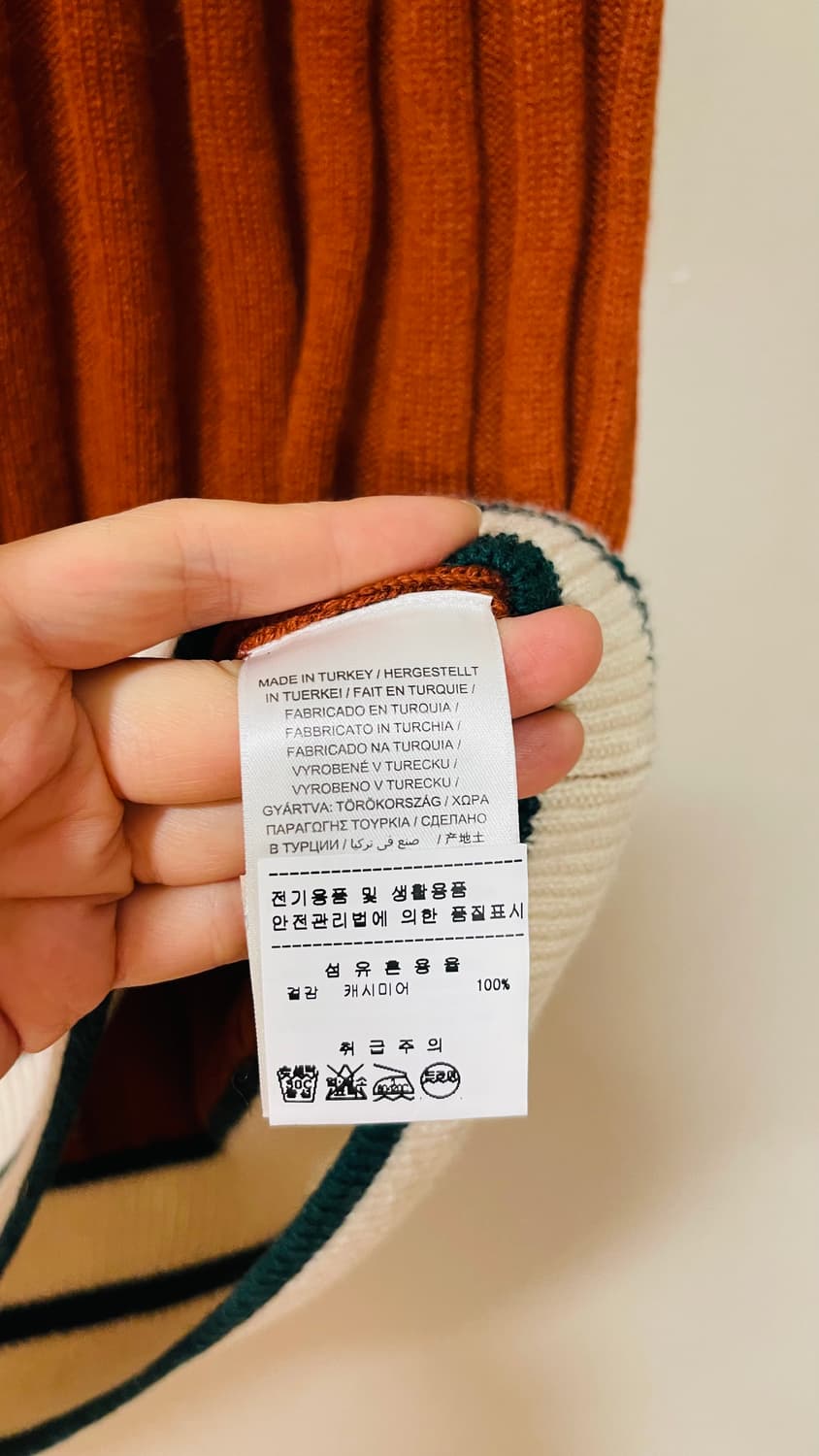 간트 GANT x 루크 에드워드 홀 콜라보 캐시미어 100% 니트 조끼. 상품이미지5