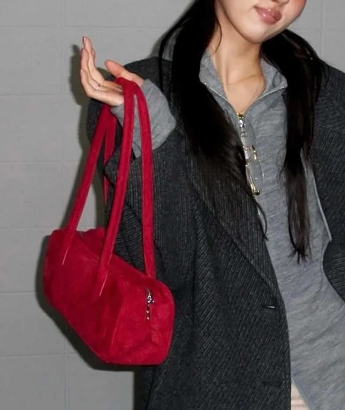 랏츠유 스웨이드 숄더백 상품이미지4