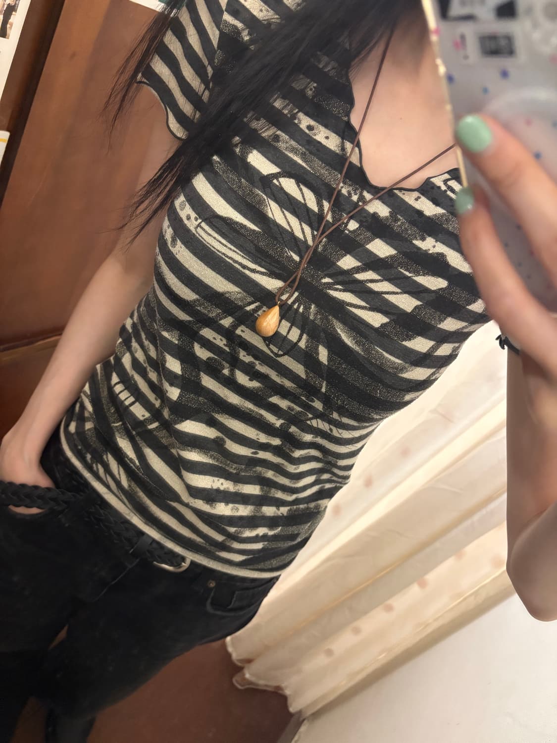 jpn vintage stripe t-shirt 상품이미지3