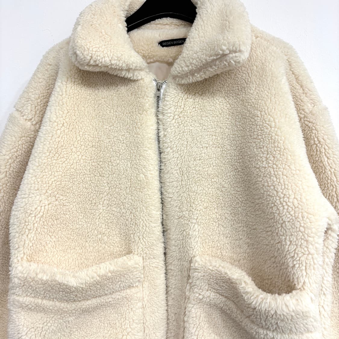 아이보리 뽀글이 점퍼 상품이미지2