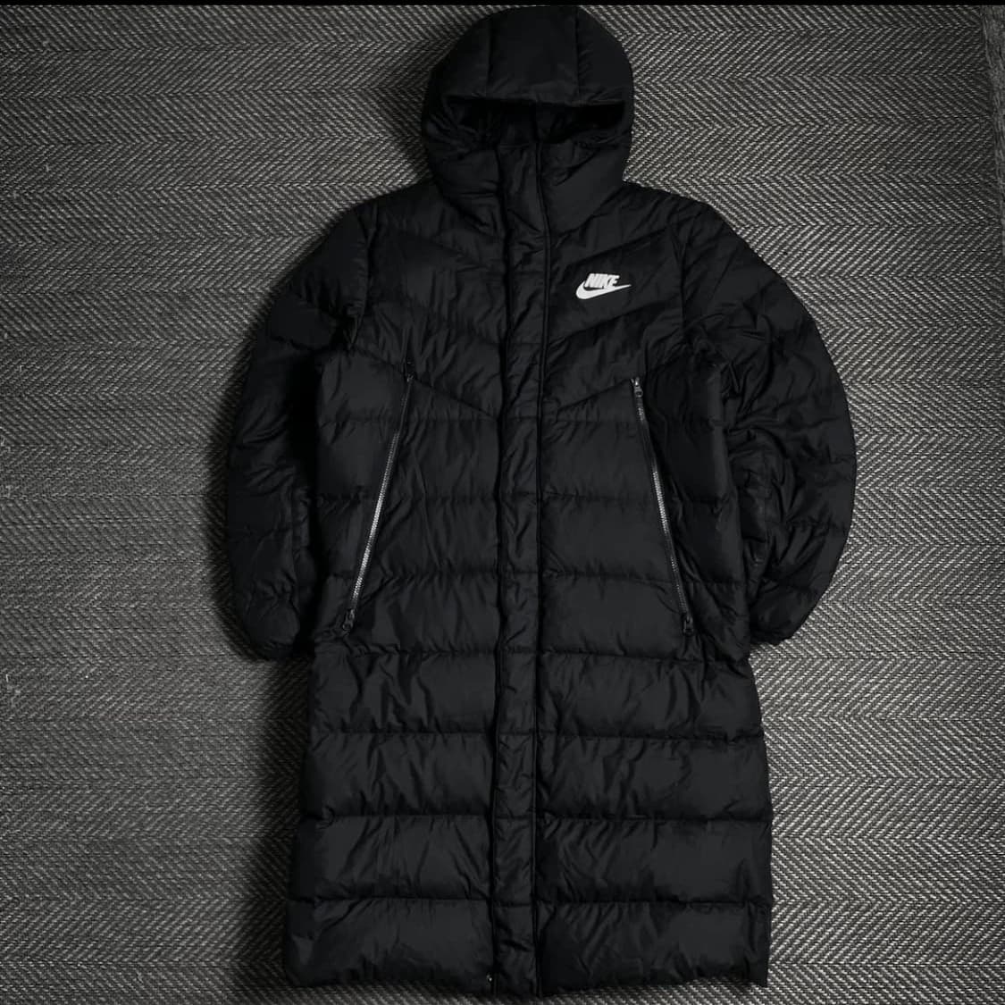 나이키 윈드러너 덕다운 롱 패딩 자켓 블랙o 5357 상품이미지2