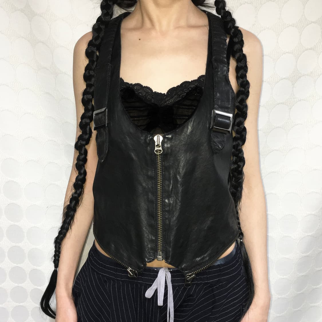 자딕 앤 볼테르 양가죽 지퍼 디테일 베스트 상품이미지1