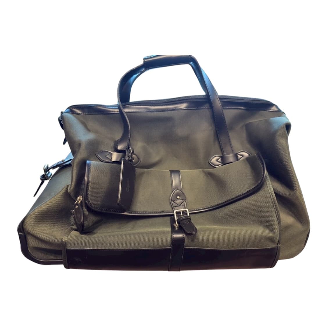 빈티지 폴로 그린 보스턴 캐리어 캔버스 백 상품이미지1