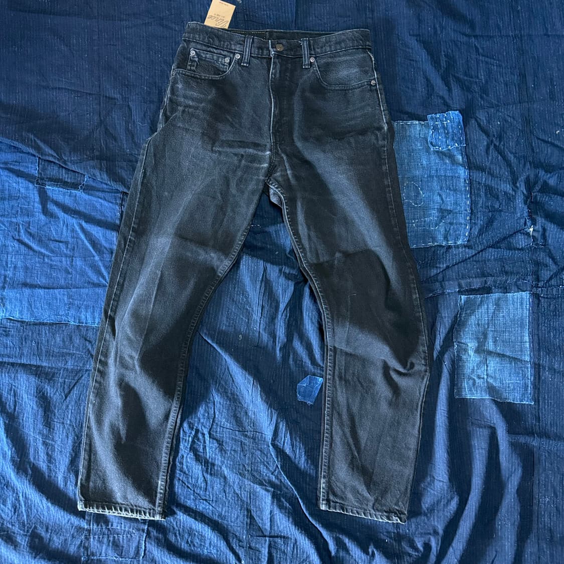 리바이스 550 릴렉스 핏 블랙 데님 팬츠 32 상품이미지1