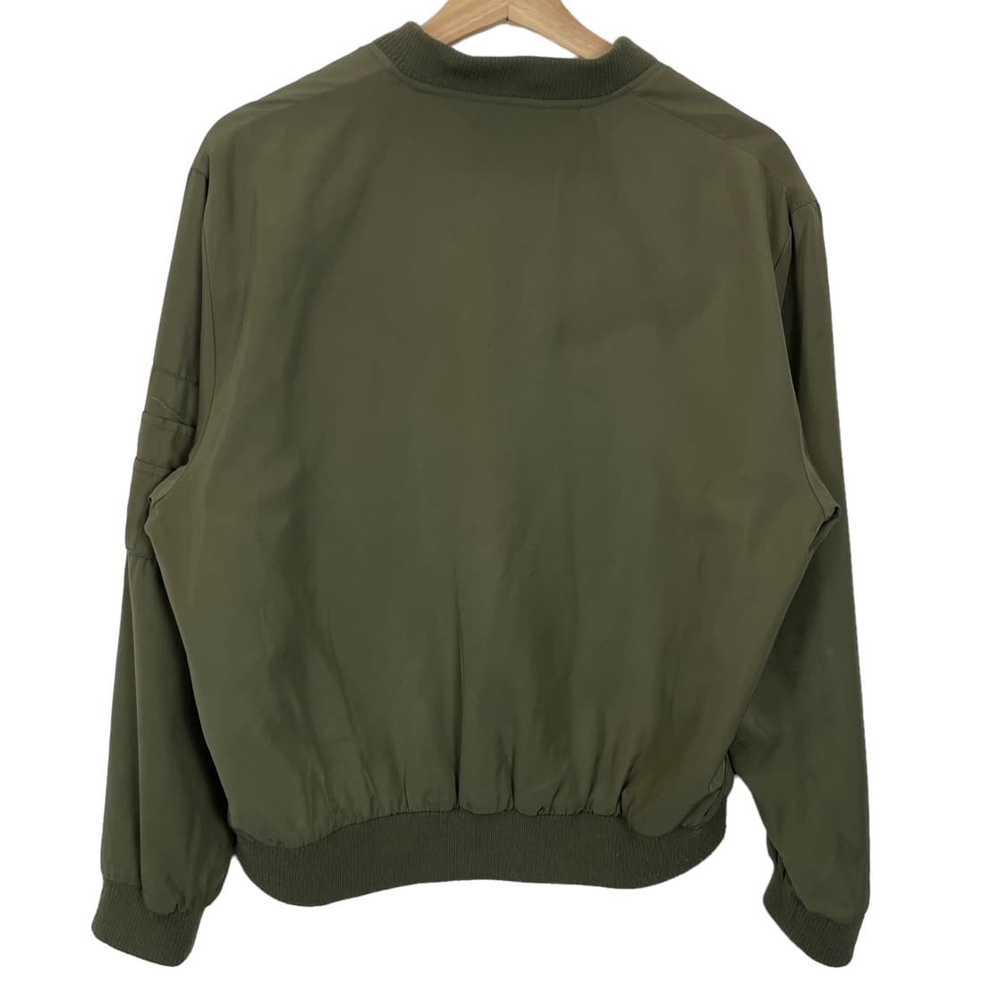 카키 지퍼포인트 항공 점퍼 상품이미지2