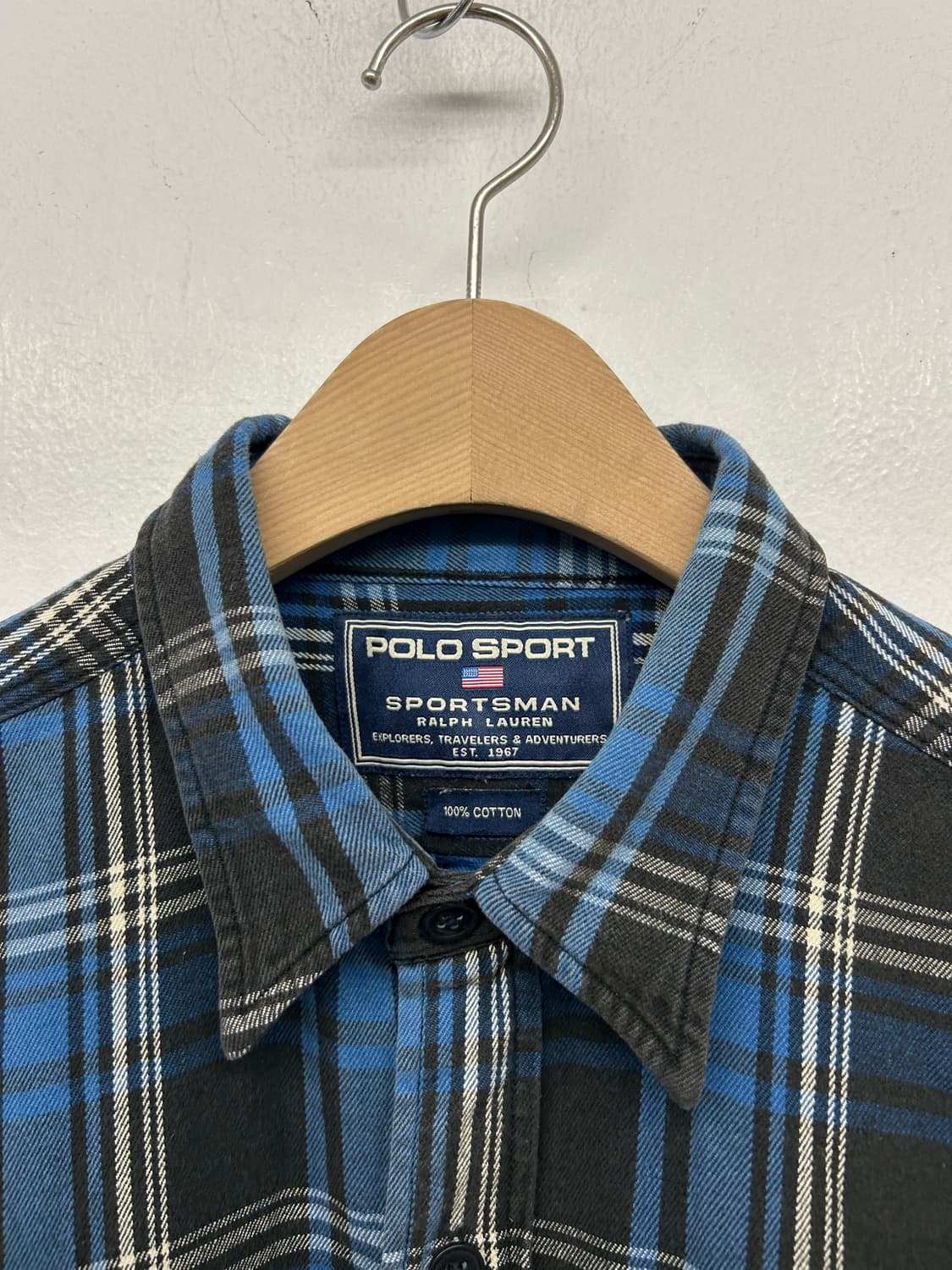 폴로 스포츠 빈티지 체크 플란넬셔츠 상품이미지3