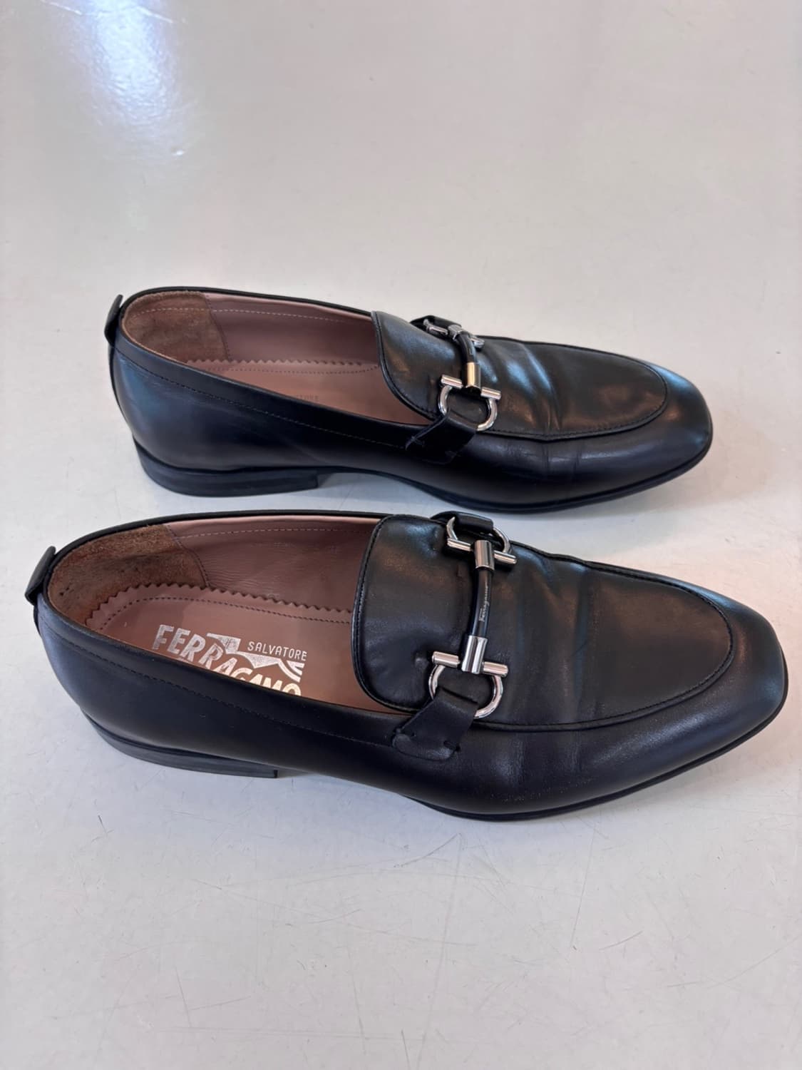 Vintage Ferragamo Leather Loafer 상품이미지4