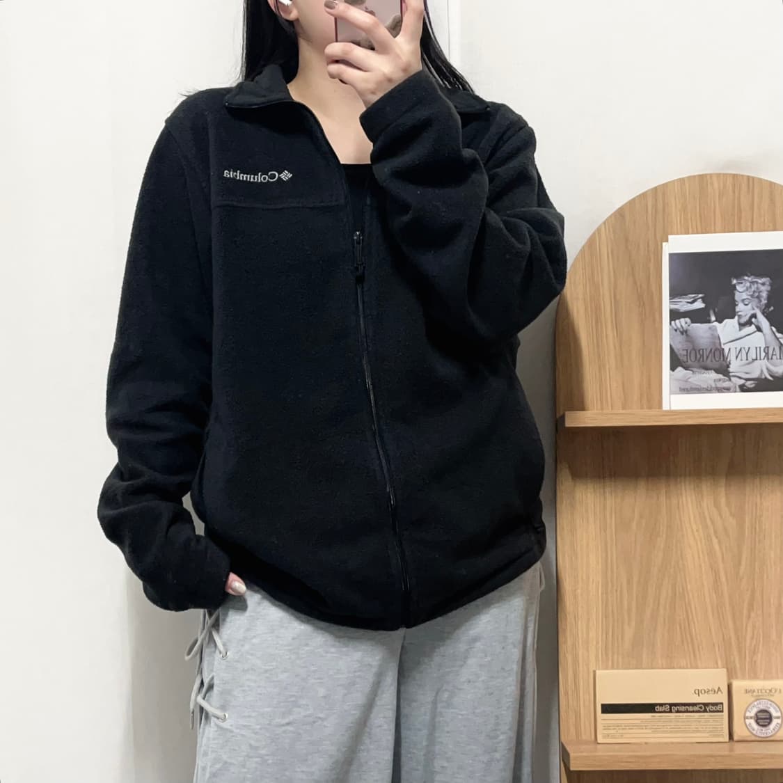 [정품] 콜롬비아 딥그레이 후리스 [ M ] 상품이미지1