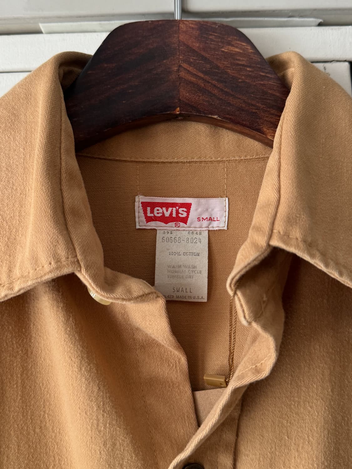 [S]70's 리바이스 Made in USA 샤모아 웨스턴 셔츠 상품이미지2