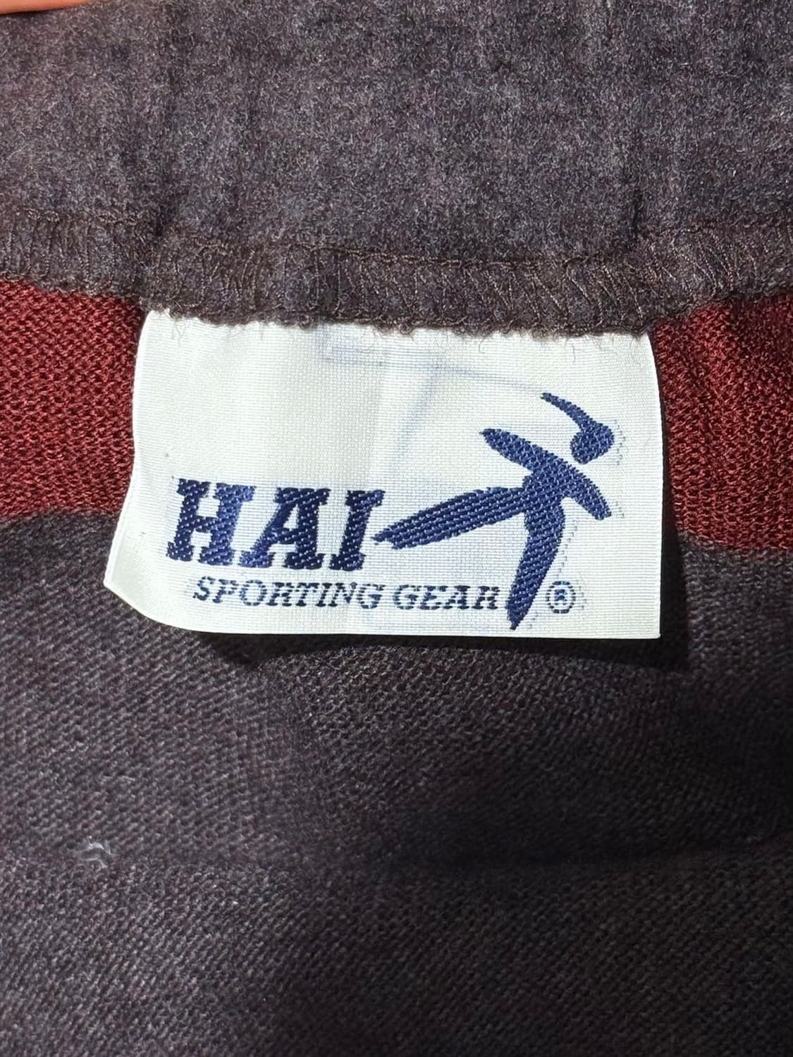 하이 스포팅 기어 브라운 스트라이프 울 블렌드 롱 스커트 상품이미지7