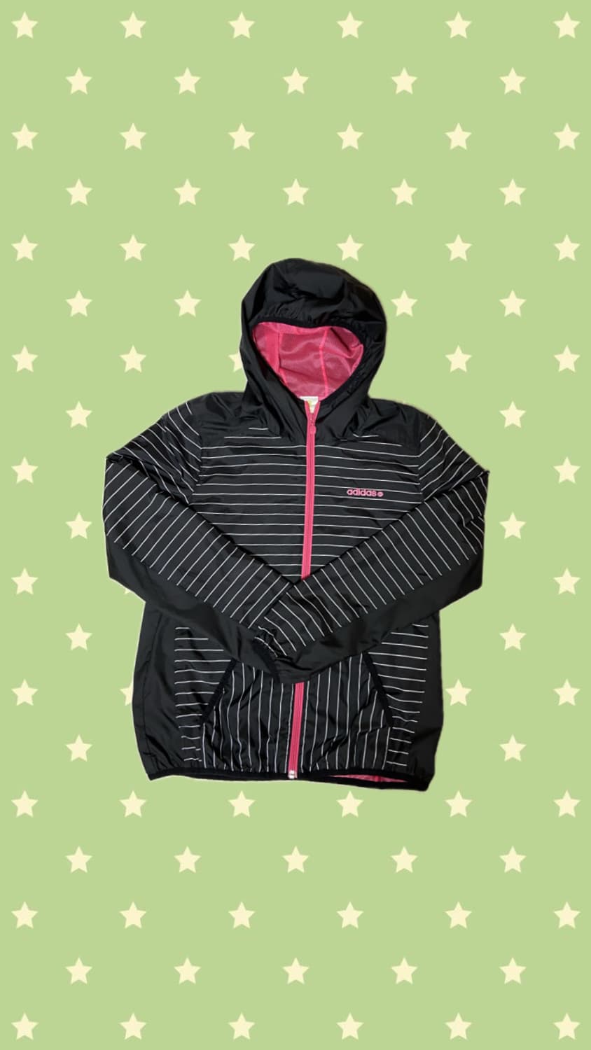 일본 빈티지 아디다스 스트라이프 바람막이 상품이미지1