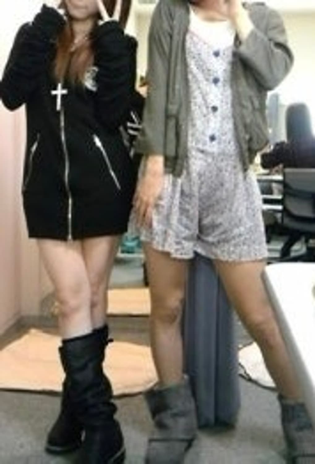 빈티지 d.i.a 다이아 갸루 펑크 유니언잭 스터드 후드 집업 상품이미지10