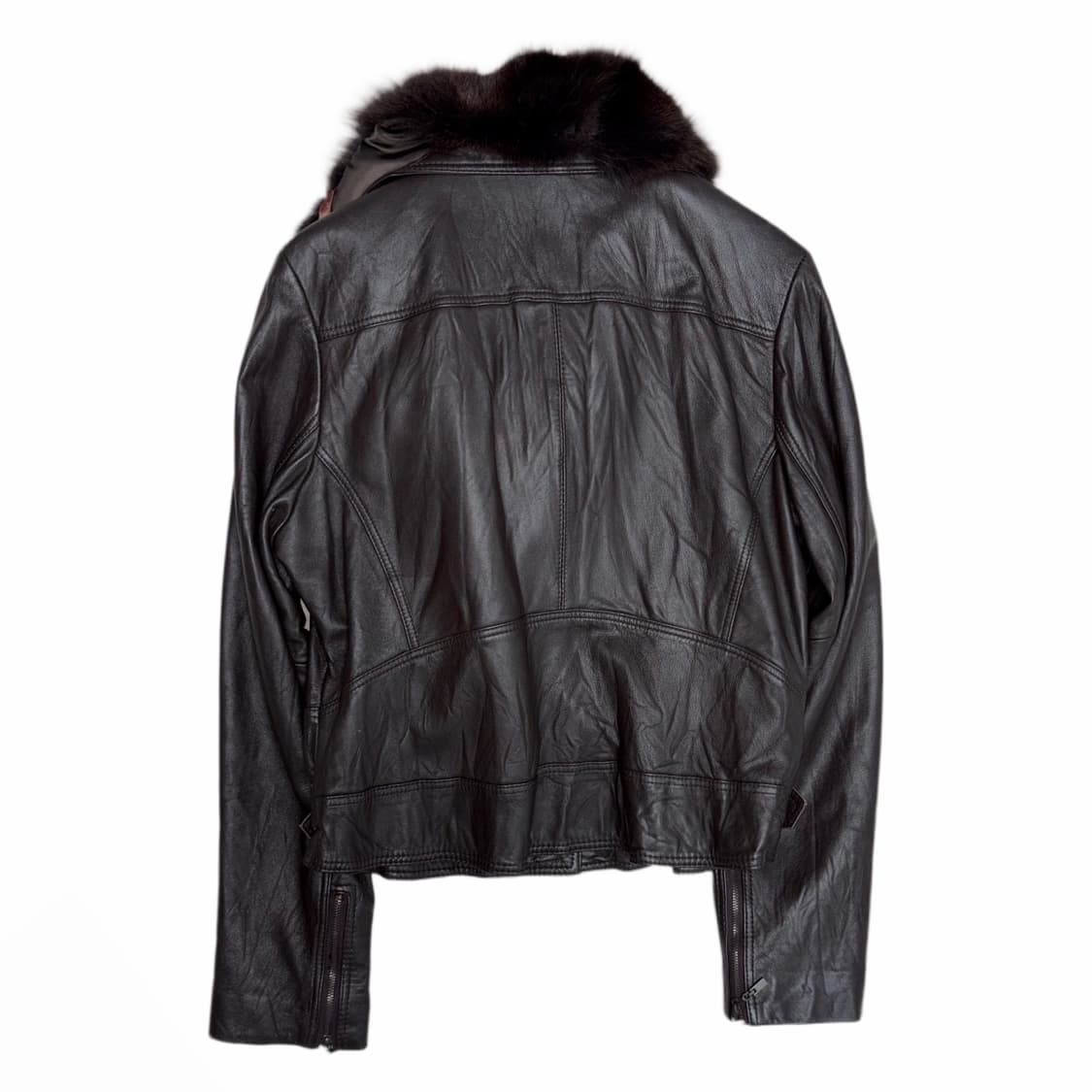 [S] 00‘s Lambskin Fur Leather Jacket 상품이미지2