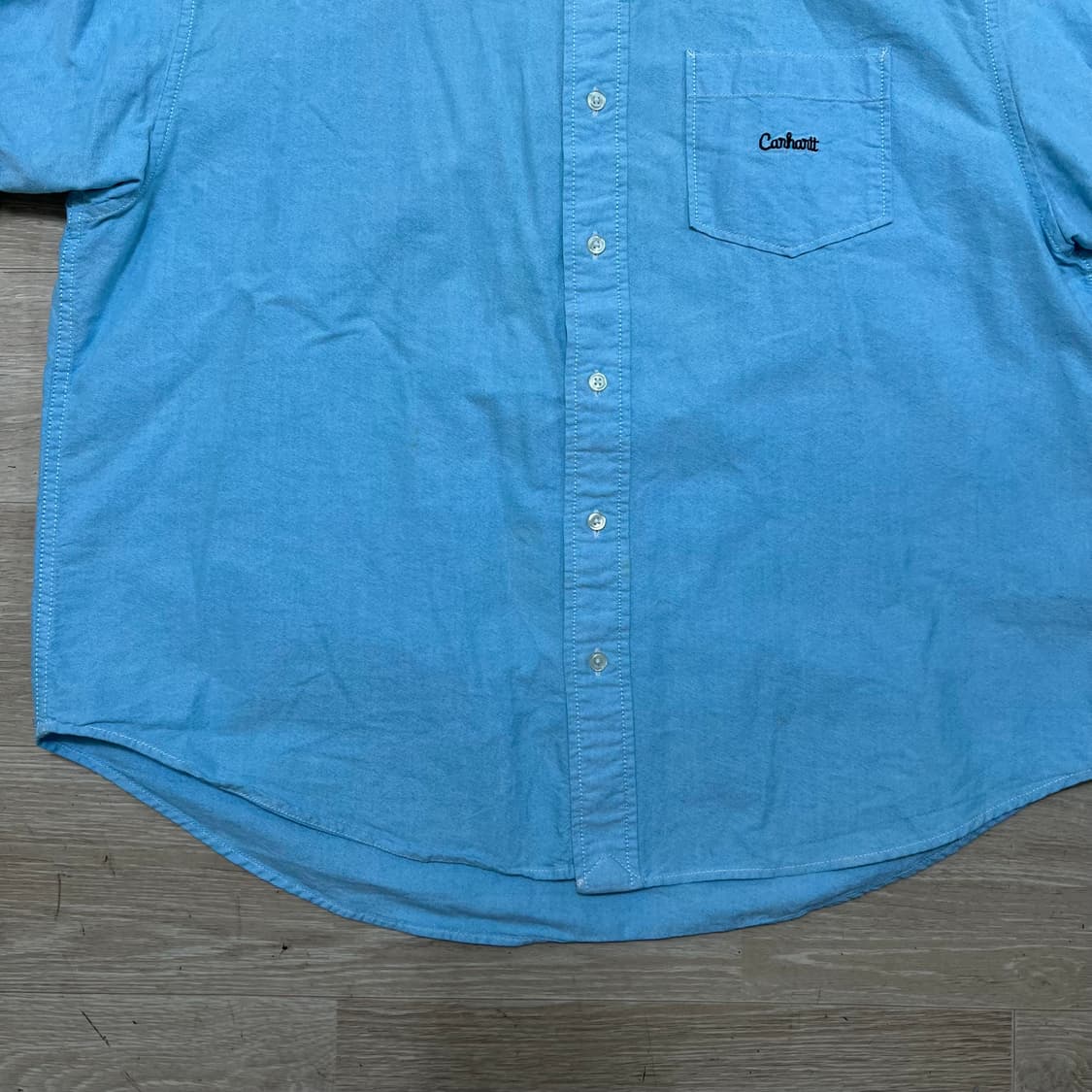 칼하트 WIP 포켓 메디슨 반팔 셔츠 [블루] M/95 상품이미지3