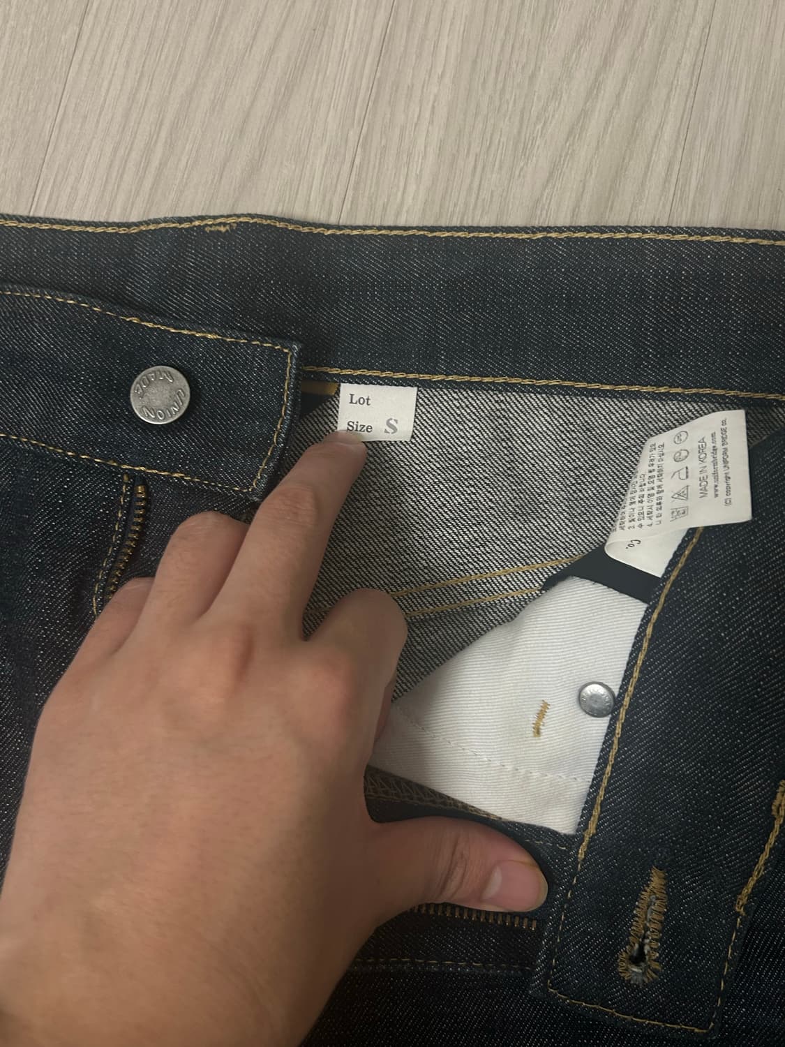 유니폼브릿지 셀비지 데님 s 상품이미지5