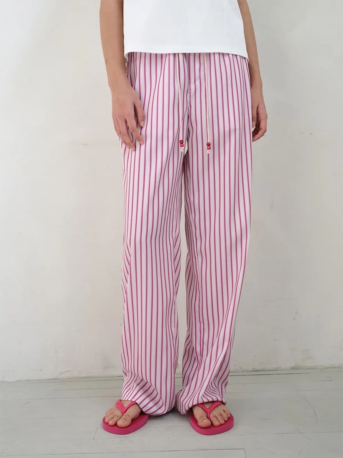 엔조블루스 스프레드 스트라이프 밴딩 팬츠 상품이미지1