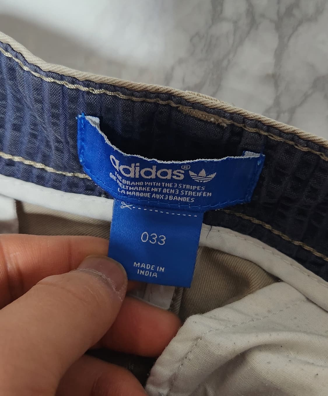 아디다스 베이지 치노 면 바지 상품이미지6