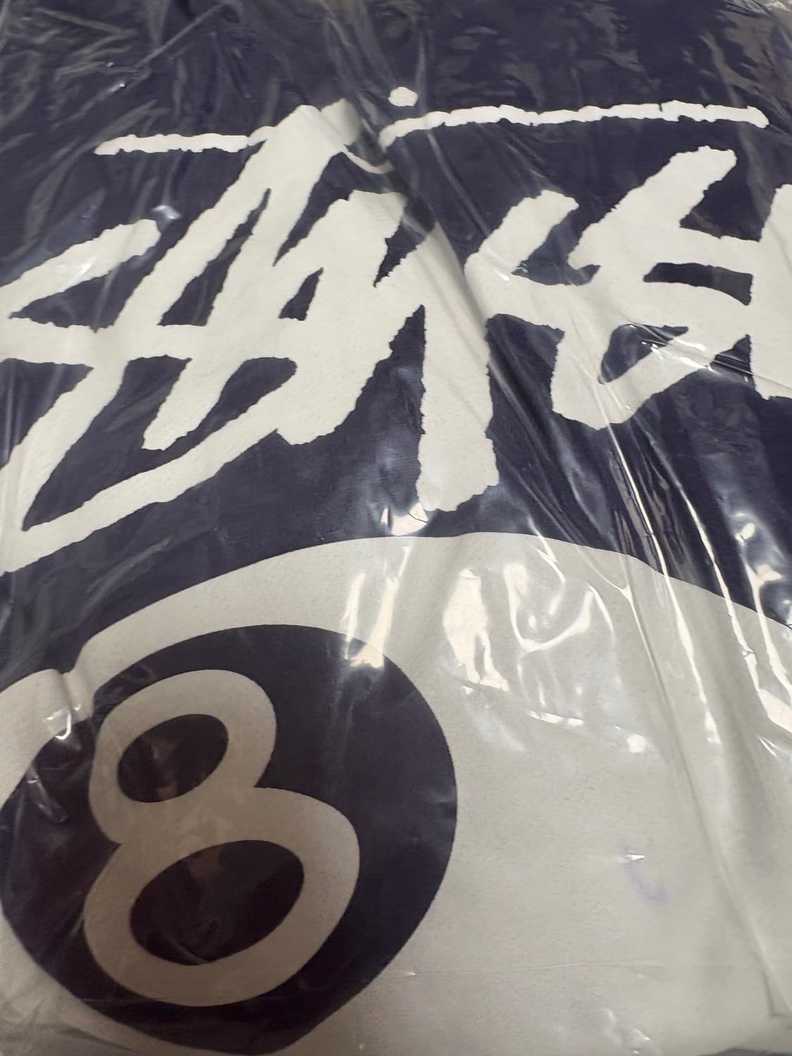 스투시 팔볼 후드집업 네이비 상품이미지2