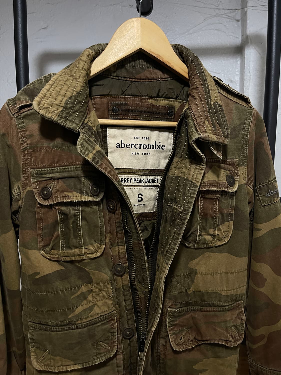 아베크롬비 카모플라쥬 밀리터리 자켓 상품이미지3