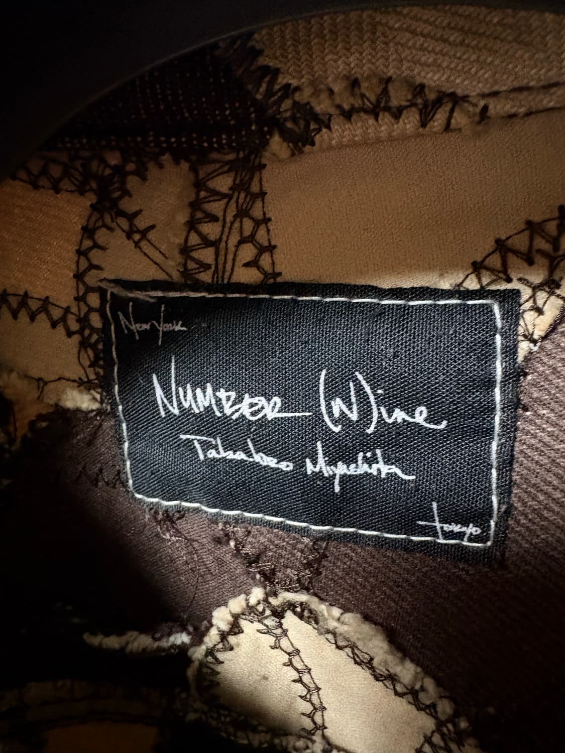 Number nine AW03 하트패치 블루종 자켓 상품이미지5