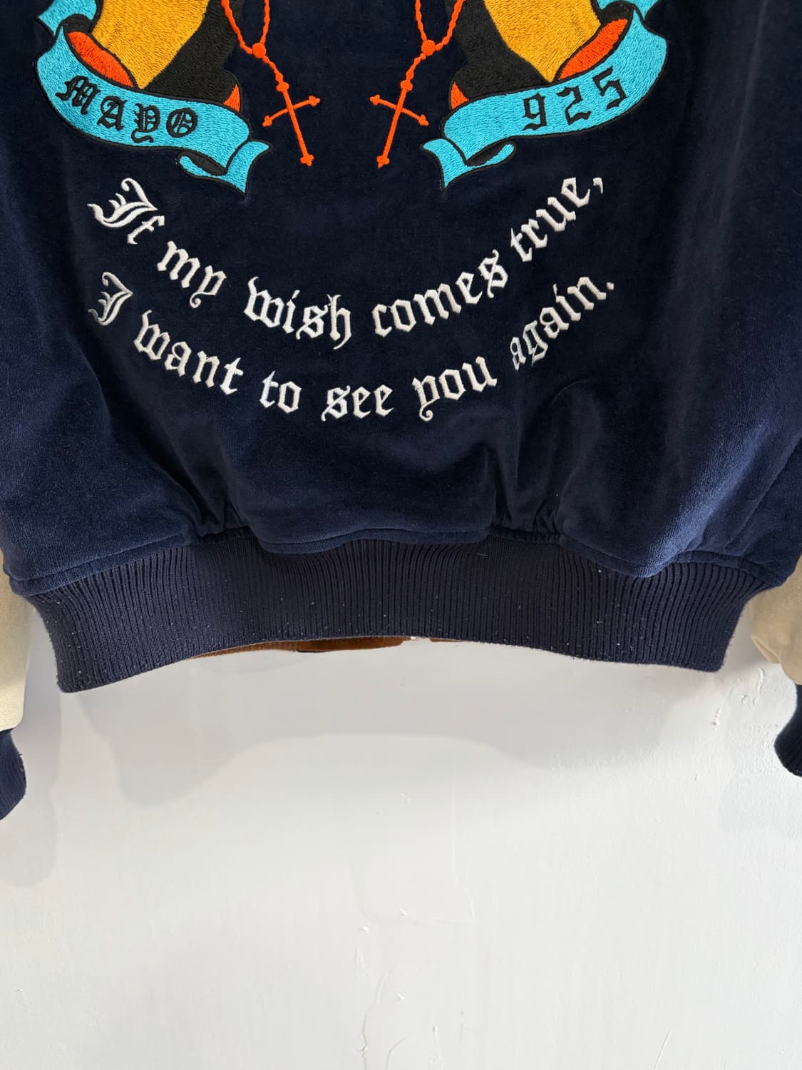 재팬 Mayo forget me net 리버시블 바시티자켓 상품이미지8