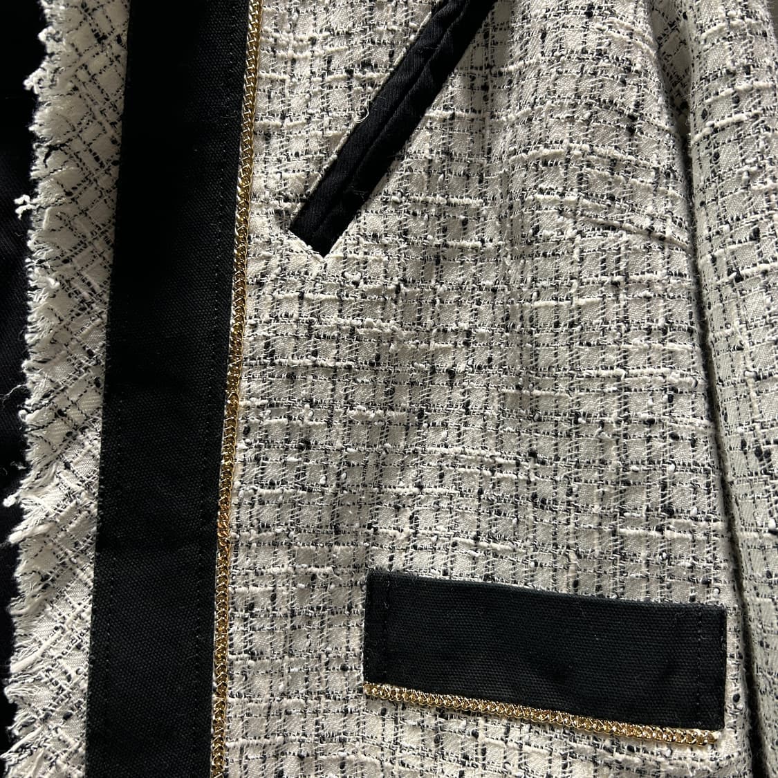 사카이 도킹 트위드 자켓 상품이미지4