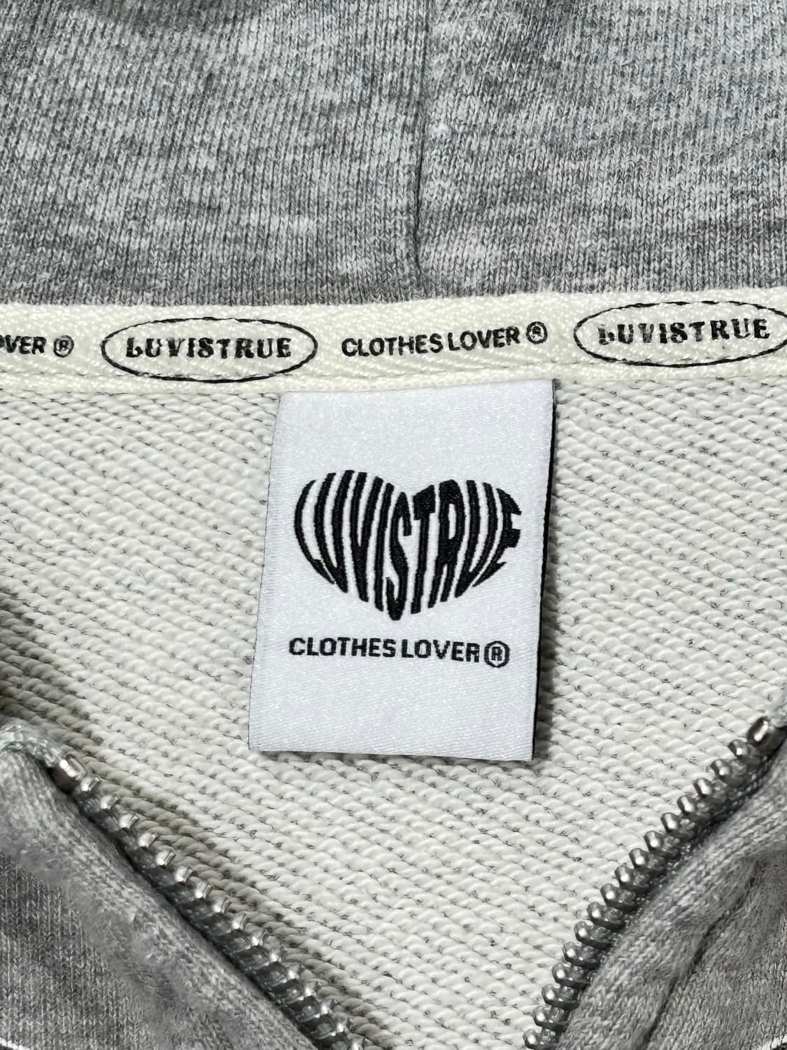 러브이즈트루 그레이 투웨이 후드집업 상품이미지7