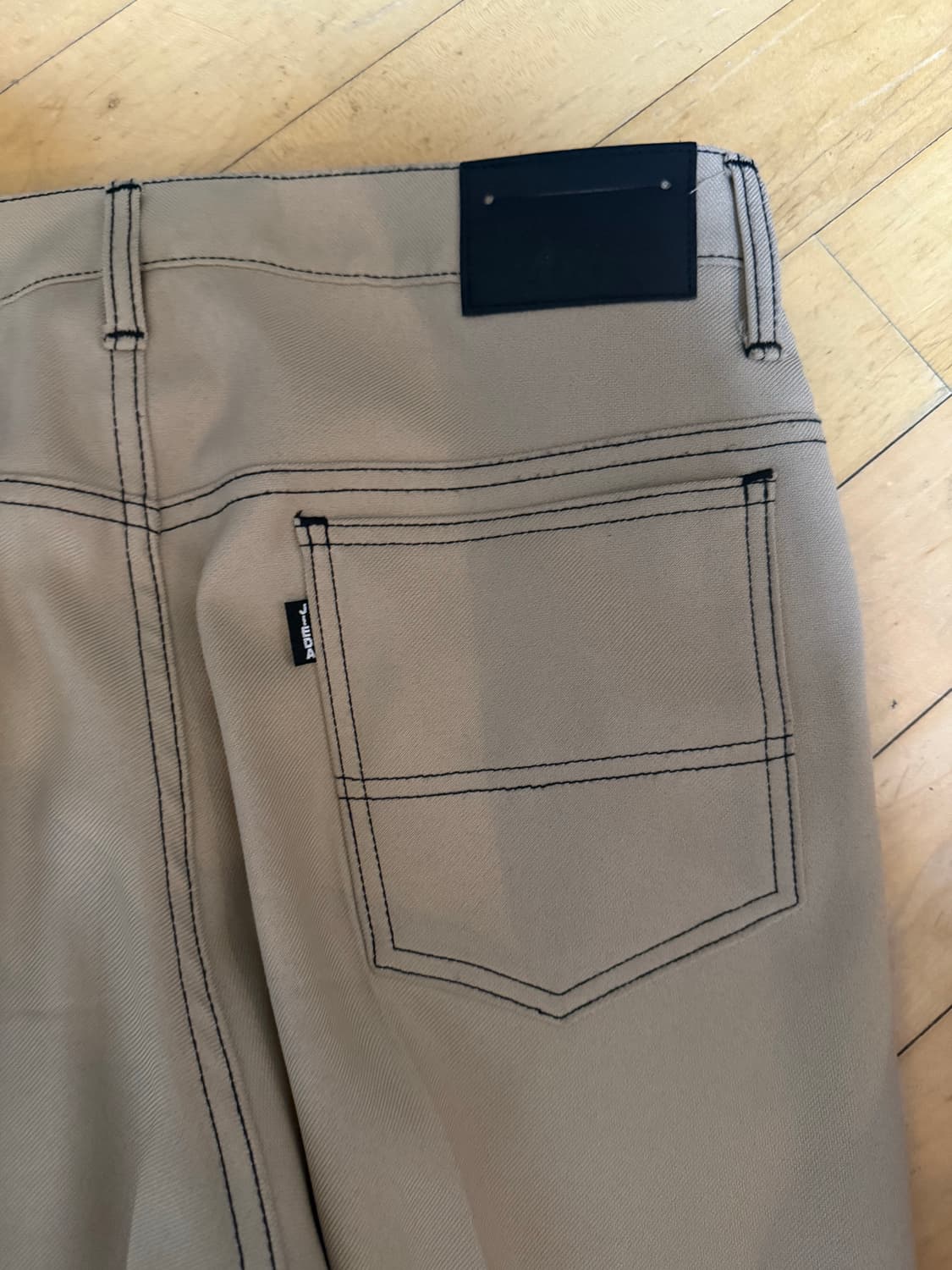 JieDa 지에다 플레어 팬츠 부츠컷 베이지 2사이즈 상품이미지3