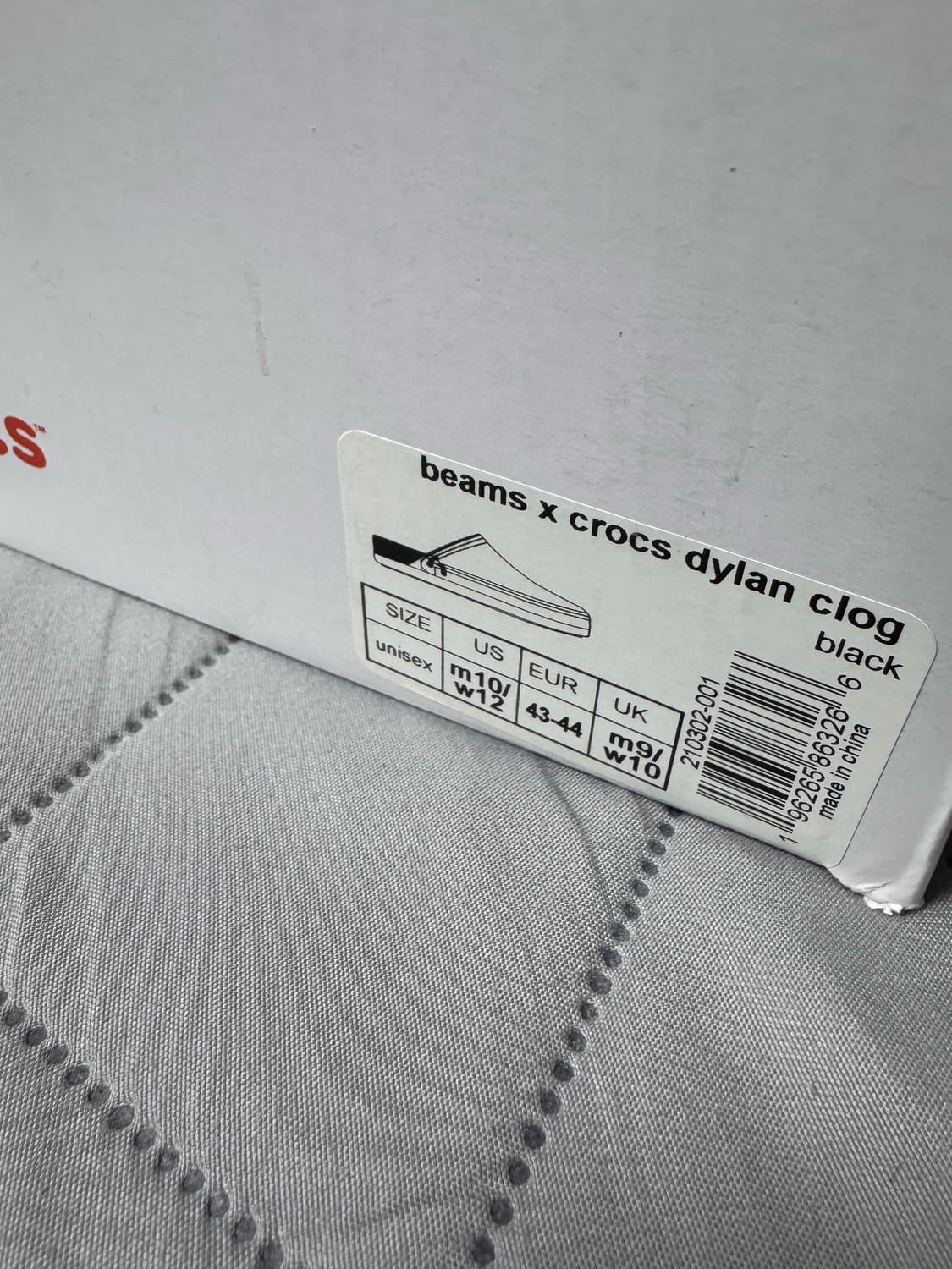 [280] 크록스 x 빔즈 딜런 클로그 블랙 화이트 상품이미지4