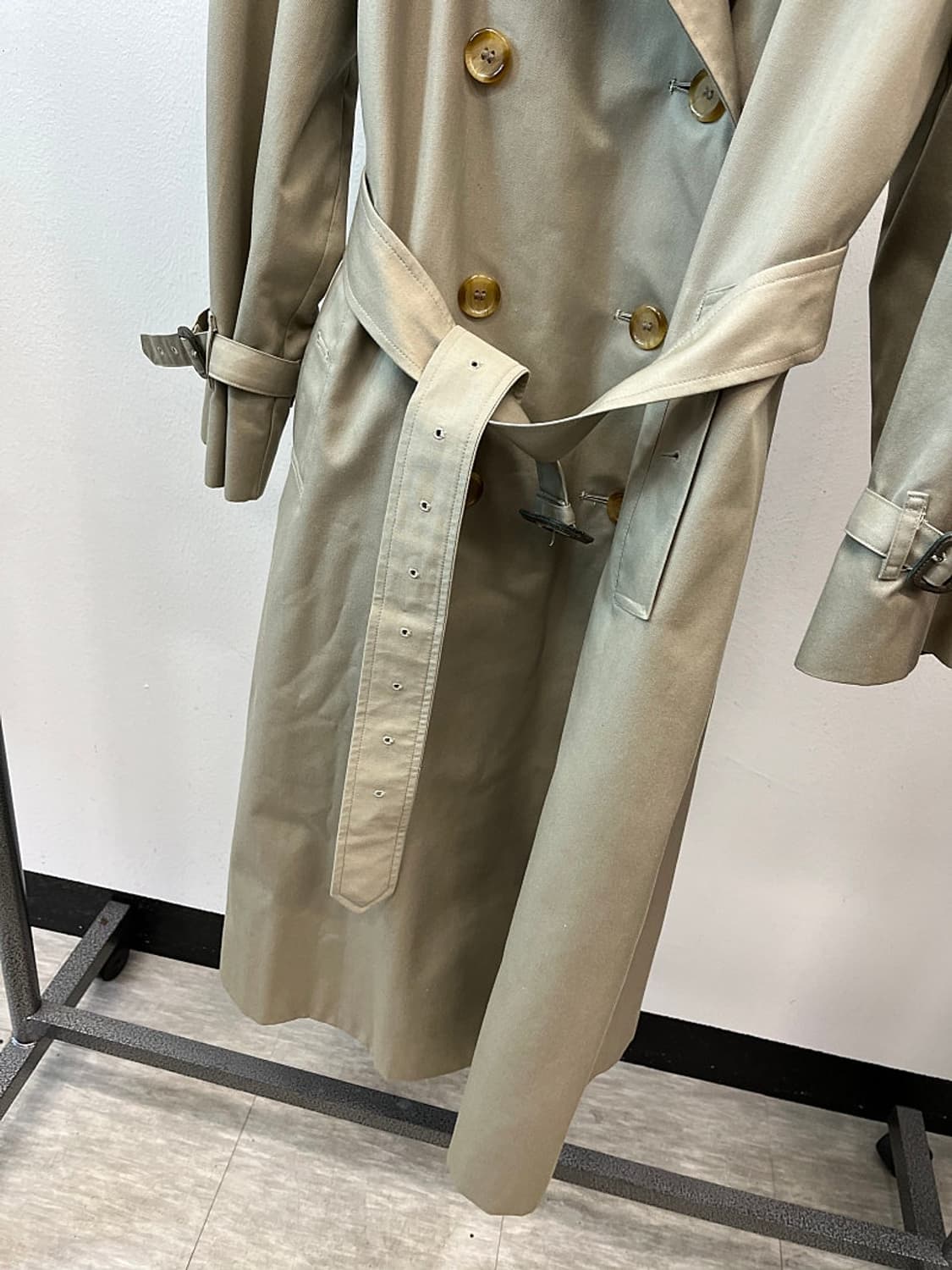 여) 버버리 개버딘 더블 트렌치코트 상품이미지2