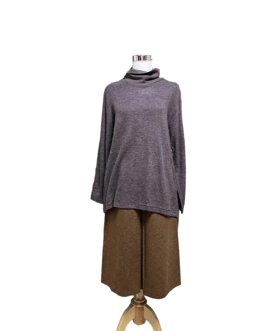 Brown bokashi wool skirt 상품이미지7