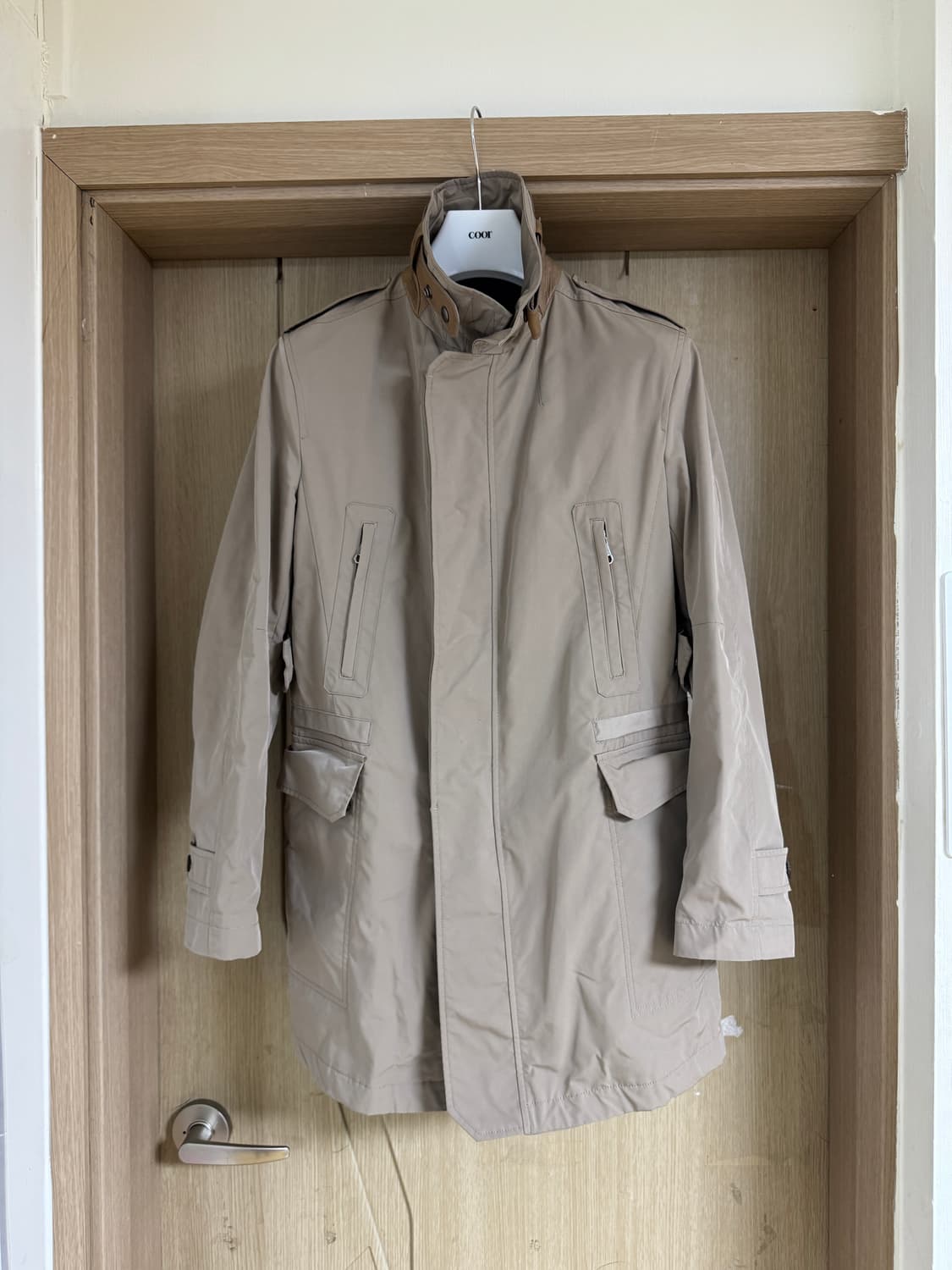 타임옴므 프렌치 코트 자켓 양가죽 패치 100 상품이미지1