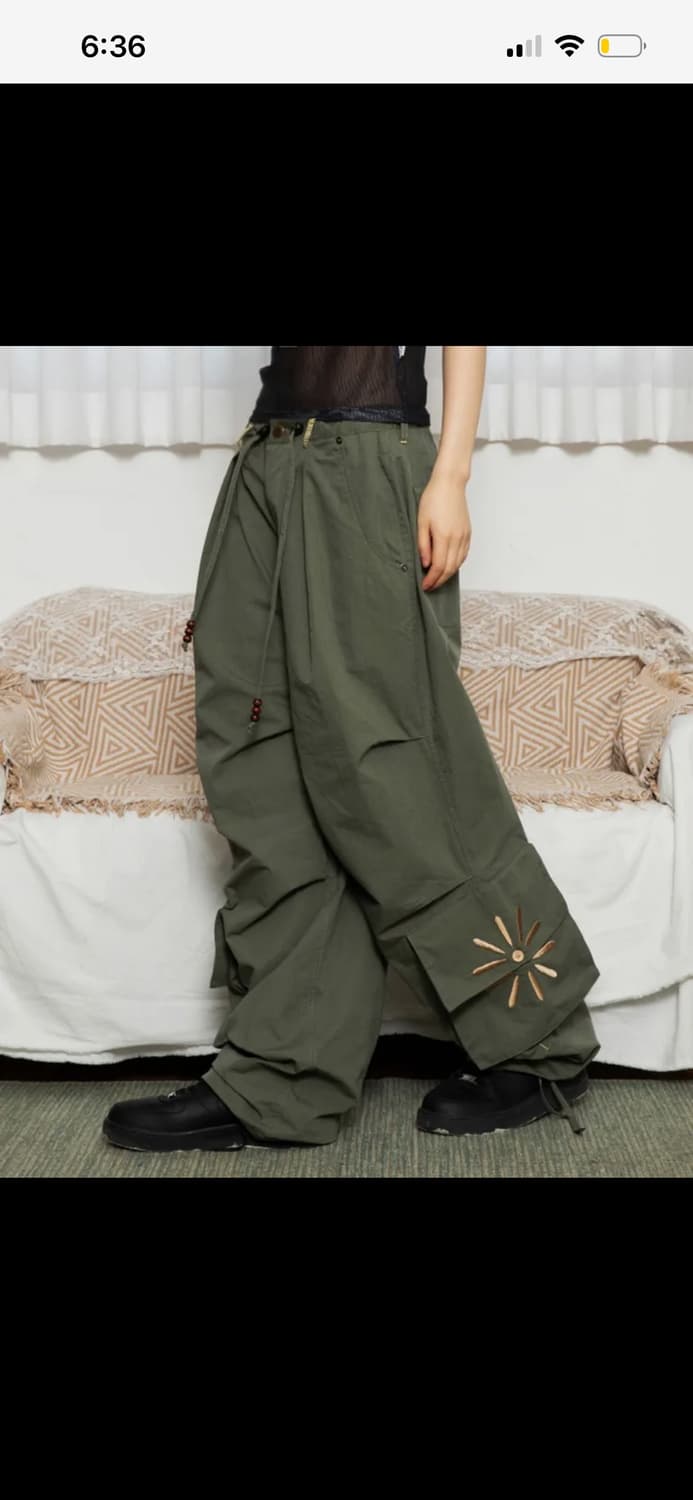 엑스톤즈 우먼 해바라기 카고팬츠 상품이미지1