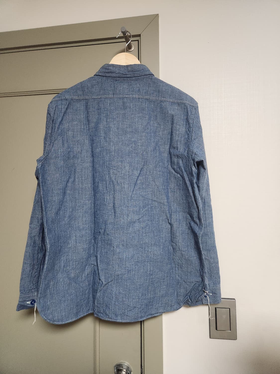 버즈릭슨 샴브레이셔츠 L(16-16 1/2)사이즈 상태좋음 상품이미지3