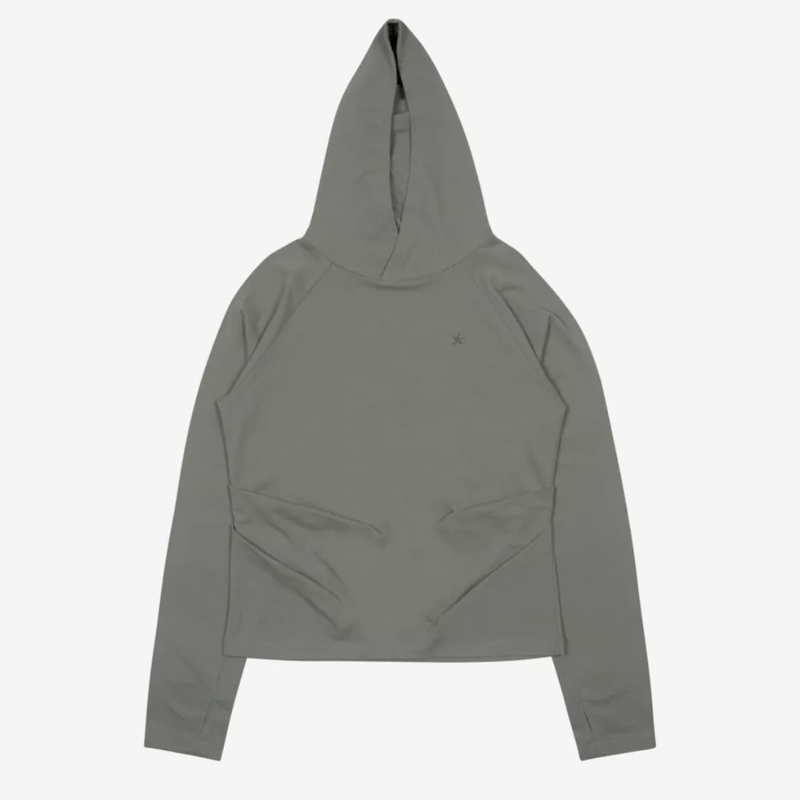 더콜디스트모먼트 후드티 롱 슬리브 그레이 상품이미지1