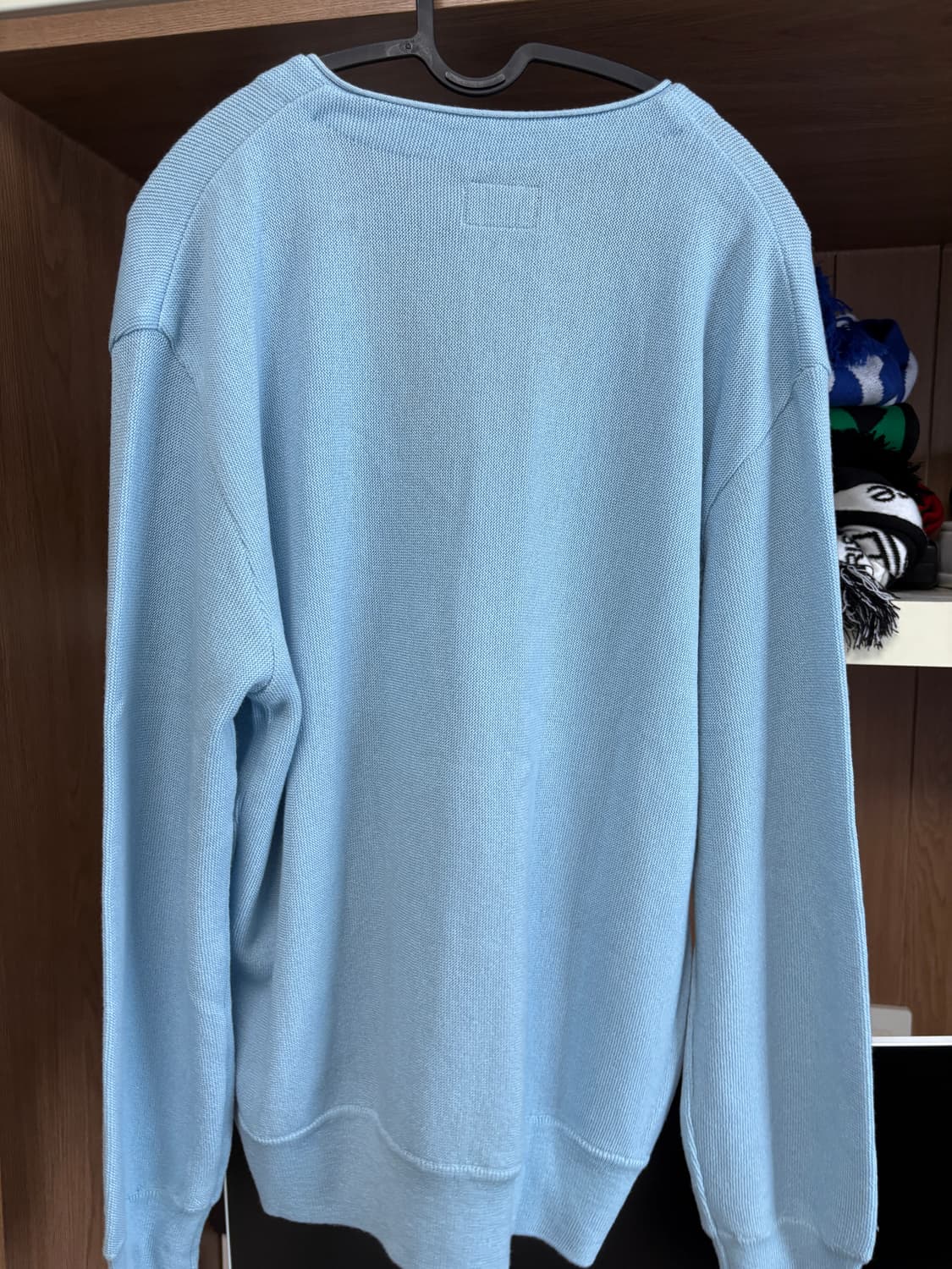 헤리티지플로스 가디건 스카이블루 M 상품이미지2