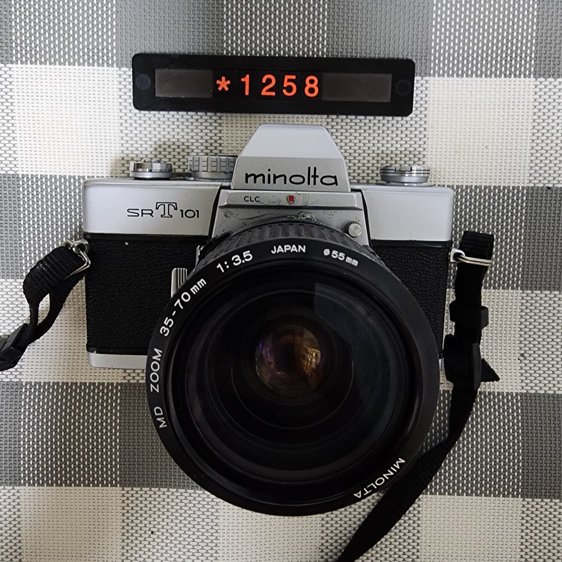 미놀타 sr T 101 필름카메라 35-70미리 줌렌즈 장착 상품이미지1