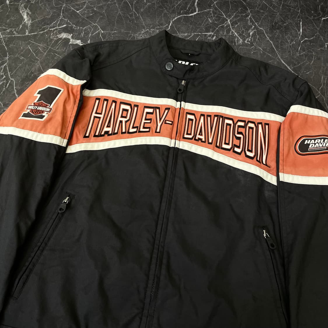 할리데이비슨 패치워크 레이싱 자켓 상품이미지9