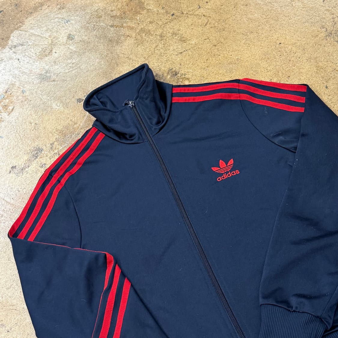 [정품/95] 아디다스 트레이닝 자켓 져지 네이비 레드 b17 상품이미지1