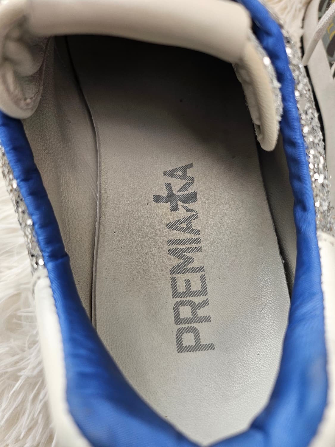 프리미아타 여성 실버 글리터 스니커즈 38 상품이미지7