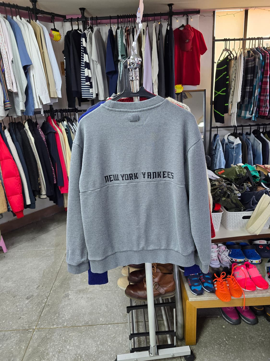 MLB 뉴욕 양키스 회색 맨투맨 (1307) 상품이미지2