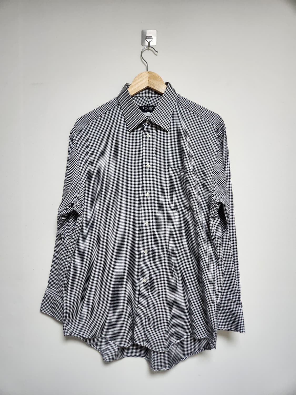 요지야마모토 Y'SACCS 하운드투스 셔츠 L - S190 상품이미지1
