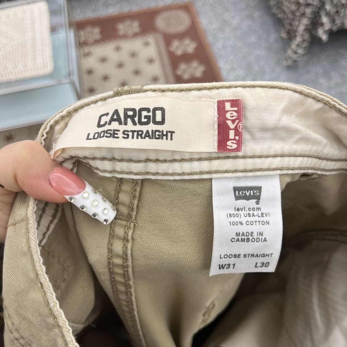 리바이스 빈티지 스트릿 트러커 와이드 카고팬츠 31인치 C10367 상품이미지5