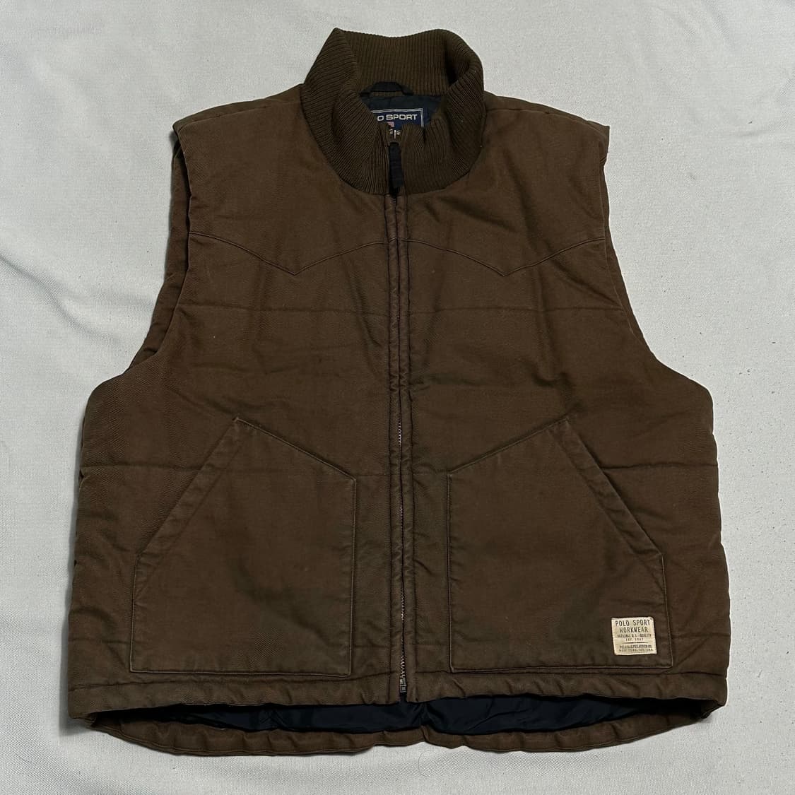 L 폴로랄프로렌 스포츠 워크웨어 브라운 베스트  상품이미지2