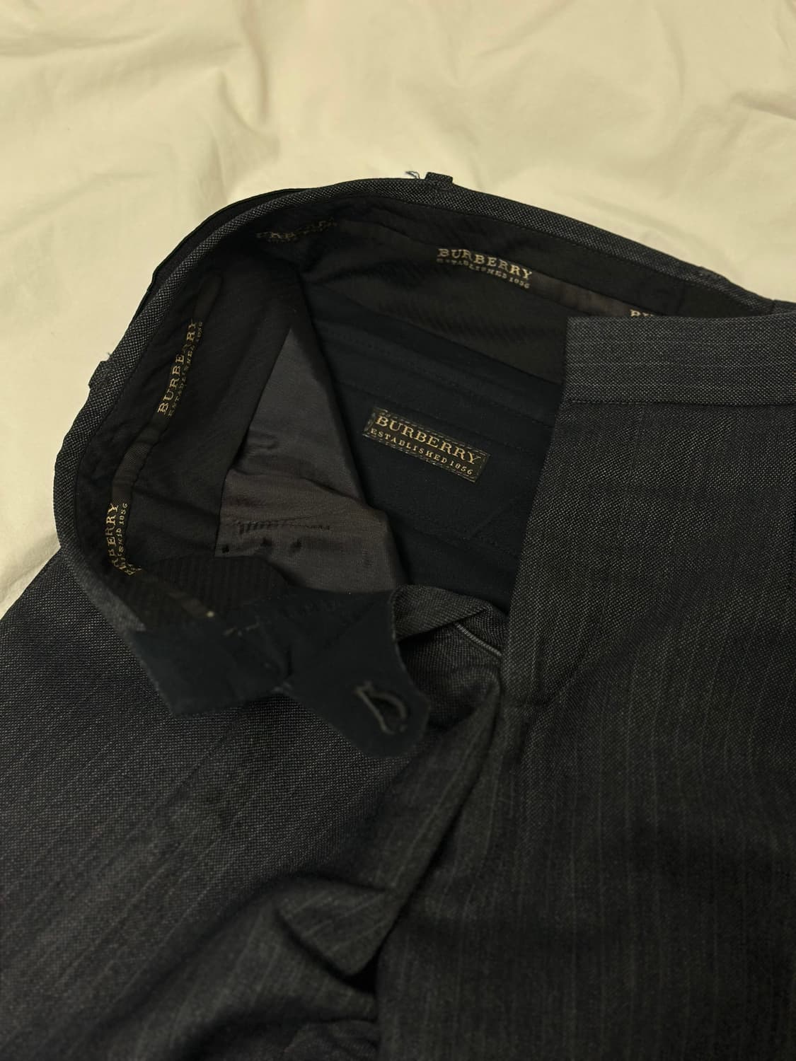 버버리 프로섬 핀스트라이프 울 슬랙스 48size 상품이미지3