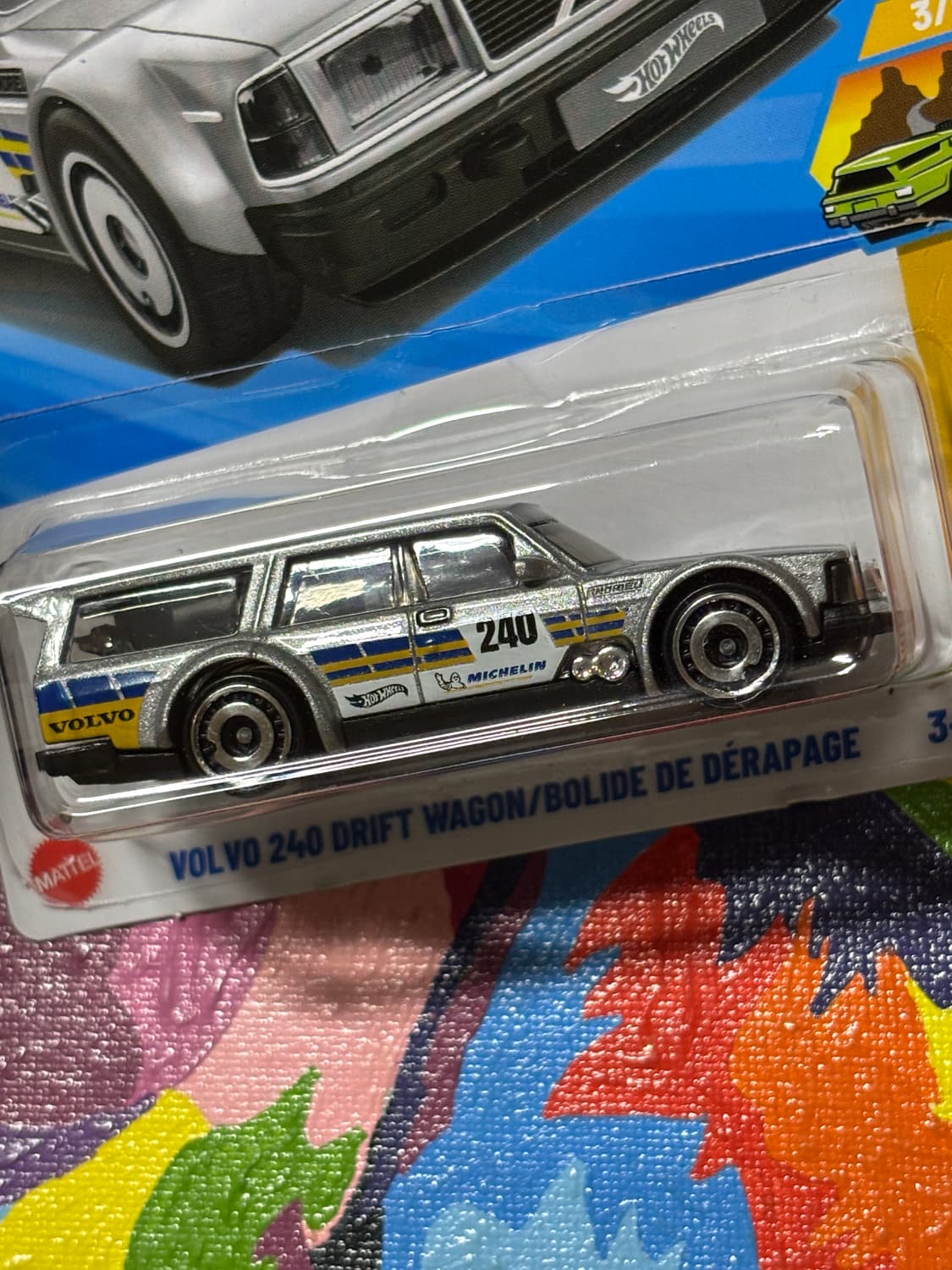 미개봉) 볼보 240 다이캐스트 핫휠 드리프트 인테리어 소품 상품이미지10