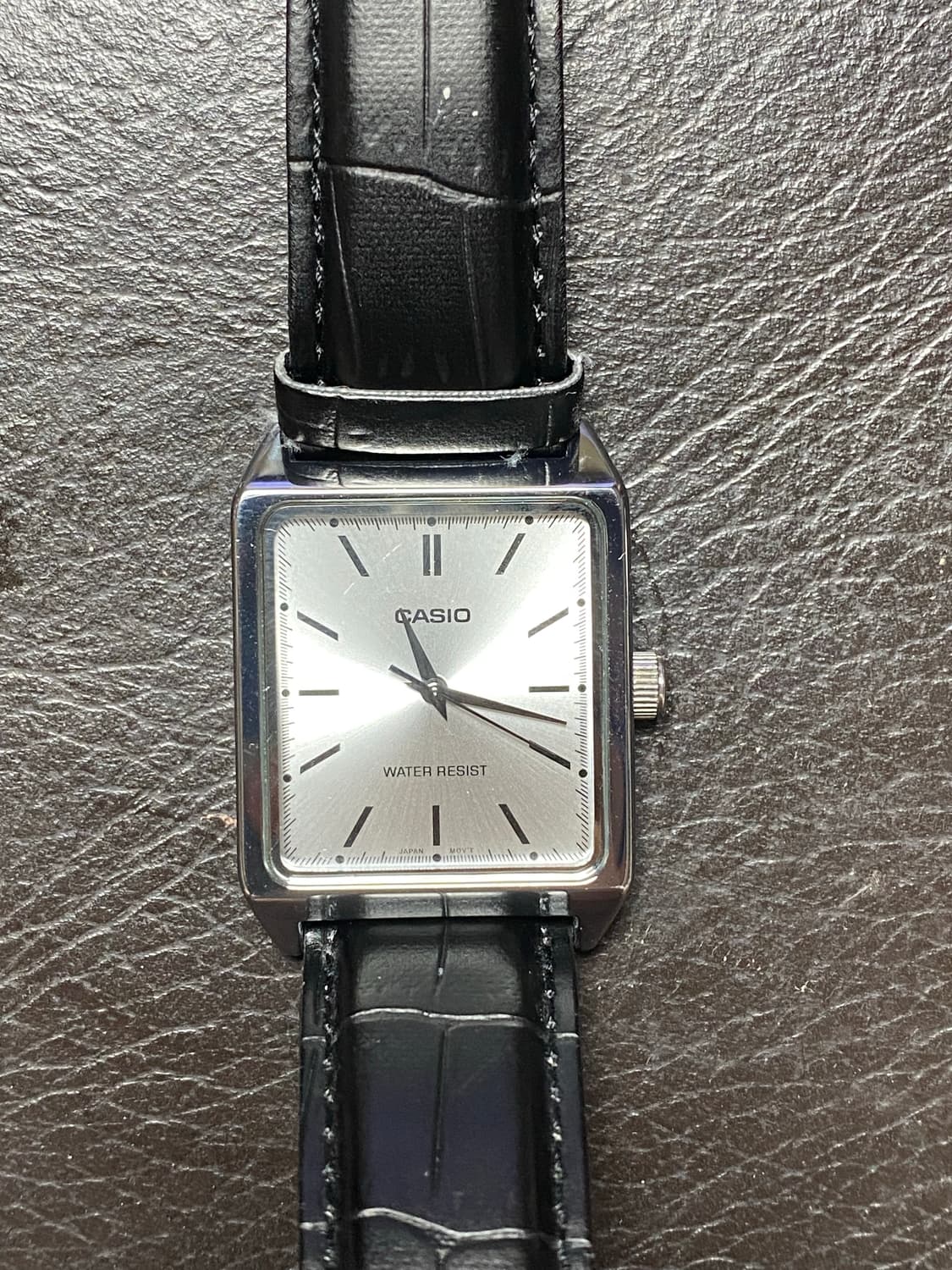 카시오 MTP-V007 흰판 사각시계 상품이미지3